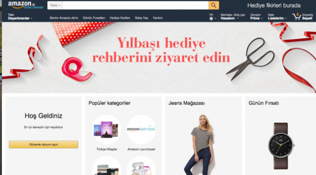 Amazon.de Türkiye'ye ücretsiz kargo seçeneğiyle artık Türkçe - Bilim