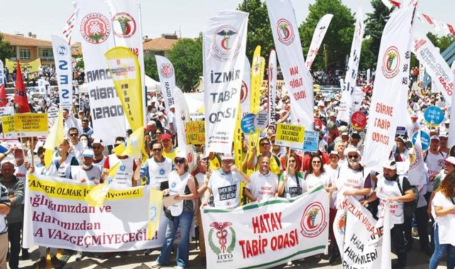 Başkentte beyaz miting